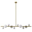 Step into Design MP0097-10 Lampa wisząca MILKY DROP złota 120 cm