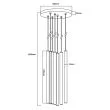 LIGHT PRESTIGE LP-894/7P BK Lungo 7 czarna lampa wisząca