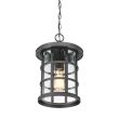 ELSTEAD Crusade QZ-CRUSADE8-BLK 1 Light Chain Lantern