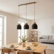EMIBIG 1629/3 VIGO 3 BLACK LAMPA WISZĄCA