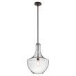 ELSTEAD Everly KL-EVERLY-P-M-OZ 1 Light Medium Pendant - Olde Bronze