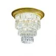 KOLARZ 0346.14L.3 MILORD CRYSTAL lampa sufitowa złoto 24K