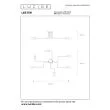 LUCIDE LESTER 21112/06/30 LAMPA SUFITOWA - NOWOCZESNA