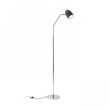 RENDL R12989 PRAGMA podłogowa czarna chrom 230V E27 28W