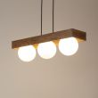 SIGMA 33665 lampa wisząca Bloom 3 zwis czarny brązowy