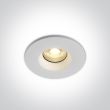 ONE LIGHT 10107DF/W Miliu ognioodporny biały wpust COB LED IP65 3000K 7W dimmmable