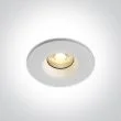 ONE LIGHT 10107DF/W Miliu ognioodporny biały wpust COB LED IP65 3000K 7W dimmmable