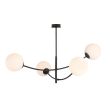 EMIBIG 1102/4 LAMPA SUFITOWA HUNTER 4 BLACK/OPAL