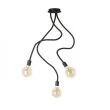 RENDL R12935 LOYD E27 III sufitowa czarna 230V E27 3x28W