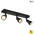 WYPRZEDAŻ SLV 147380 PURI 3 sufitowa, czarny mat, GU10, max. 3x50W, zawiera pierścień dekoracyjny