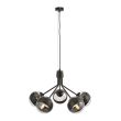 EMIBIG 1139/5 LAMPA WISZĄCA NOVA 5 BLACK/STRIPE