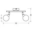 CANDELLUX 92-61560 KALEIDOSCOPE LISTWA