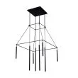 ANTIGO Lampa wisząca alha H - (750 mm) Czarna 9010