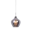 AZZARDO 2285-1P-CH / AZ2148 Amber milano 1 (chrome) Lampa wisząca