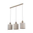 TK-LIGHTING 11439 AMURA SABIA LAMPA WISZĄCA 3XE27