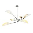 EMIBIG 1107/6 LAMPA SUFITOWA LOTUS 6 WHITE/GOLD