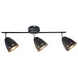 CANDELLUX 93-67173 COTY LISTWA 3X40W E14 CZARNY