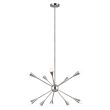 ELSTEAD Jax FE-JAX10-PN 10 Light Chandelier - Polished Nickel