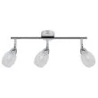 CANDELLUX 93-67630 RICO LISTWA 3X6W LED SMD GŁÓWKA OKRĄGŁA 1E Z PRZEGUBEM KD SYSTEM KLOSZ WYMIENNY CHROM/BEZBARWNY