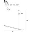 MAXLIGHT TRIO lampa wisząca 1 P0310