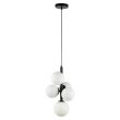 SIGMA 33488 Perla 5 lampa wisząca czarny,biały