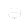 ARGON 7034 AMORE plafon 2 pł. mały