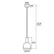 ARGON SINES 4215 lampa wisząca 1 pł.