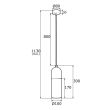 ARGON BURGOS 4212 lampa wisząca 1 pł.