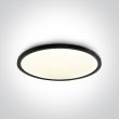 ONE LIGHT 62160FB/B/C Zigos 2 czarny plafon LED 4000K 60W