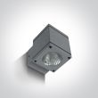 ONE LIGHT 67138F/G/W Pavlos szary zewnętrzny kinkiet 3000K 6W IP54