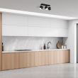MILAGRO MLP7601 Lampa sufitowa DIXIE BLACK 3xGX53
