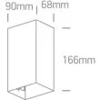 ONE LIGHT 67398A/W/W Pellene 2 biały kinkiet LED 3000K 2x3W IP54