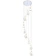 AZZARDO AZ3102 AMBER MILANO 9 CLEAR DECORATIVE LAMP