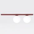 EMIBIG 1713/2 FIT 2 BURGUNDY OPAL Lampa sufitowa