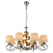 CANDELLUX 38-23469 DENIS ZWIS 8X40W E14 CHROM/ZŁOTY