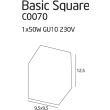 MAXLIGHT BASICSQUARE C0070