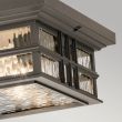 ELSTEAD Beacon Square KL-BEACON-SQUARE-F-OZ 2 Light Flush Mount