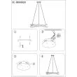 WYPRZEDAŻ E-CRYSTAL 00509 LED WHITE BEND 81W 4000K