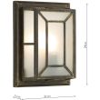 DAR TRE5254 TRENT W/B BLK GOLD IP44