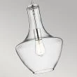 ELSTEAD Everly KL-EVERLY-P-S-CH 1 Light Small Pendant - Chrome