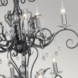 ELSTEAD AMARILLI AML15 BLK/SILVER 15Lt Chandelier