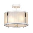 ELSTEAD Corona DL-CORONA-2P-WPN 2 Light Pendant - White Polished Nickel