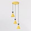 EMIBIG 1742/3PREM KLEVER 3PREM ORANGE BLACK Lampa wisząca
