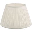 DAR ULY1415 ULYANA PLEATED SHADE 35CM IVORY