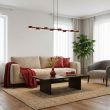 EMIBIG 1706/8 MEGARA 8 BURGUNDY Lampa wisząca