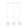 EMIBIG 1116/3 LAMPA WISZĄCA GLAM 3 WHITE/TRANSPARENT