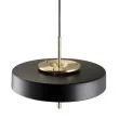 Step into Design MP8872 black Lampa wisząca ARTDECO czarno - złota 35 cm