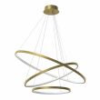 MILAGRO ML7947 Lampa wisząca ROTONDA GOLD 93W LED