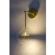 King Home XCW9148-1 Kinkiet CAPRI WALL złoty - 60 LED, aluminium, szkło