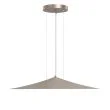 ANTIGO Lampa wisząca Brito 74 - Platyna mat (740 mm) 5068
